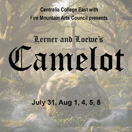 An image of the promotional poster for Camelot for decorative purposes only